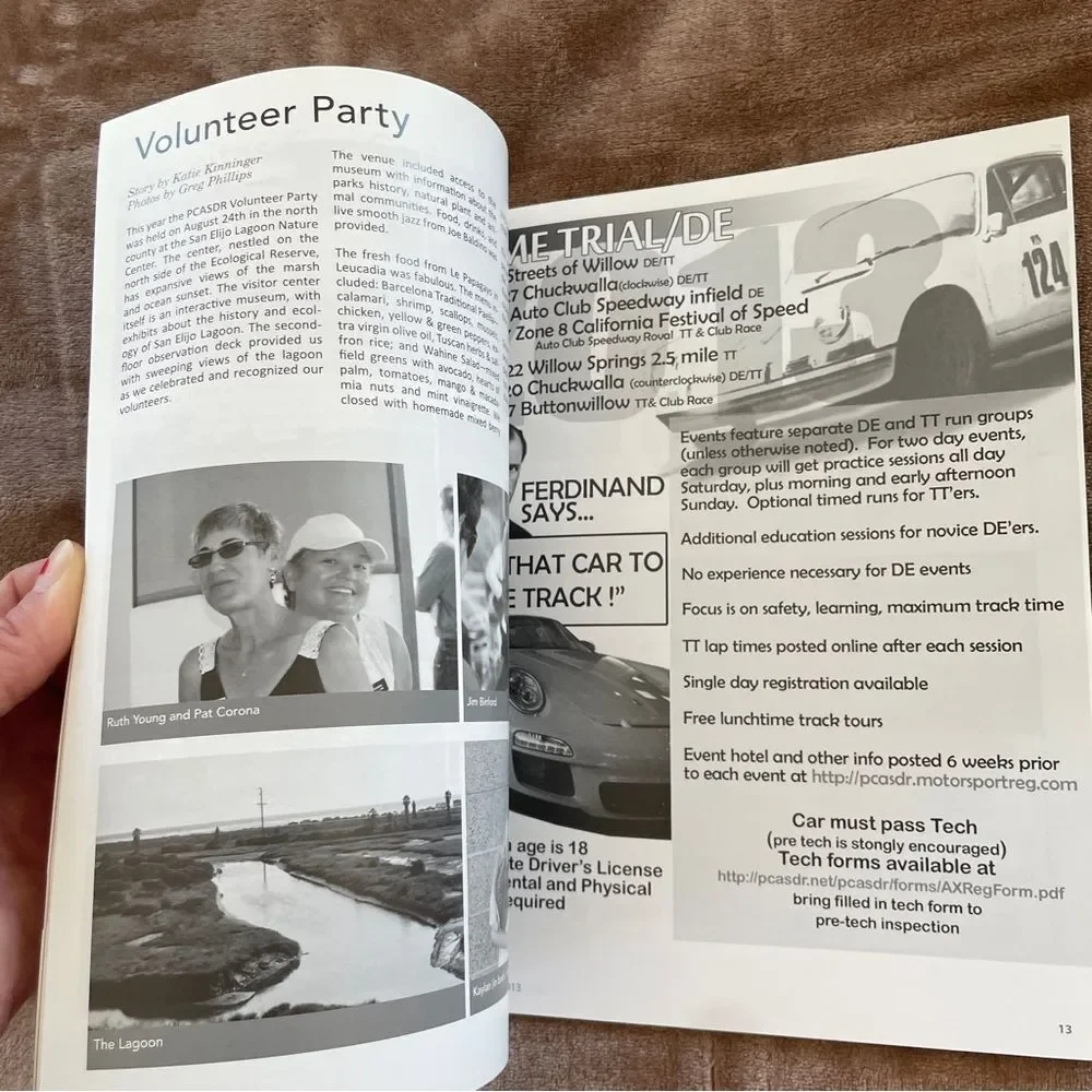 Windblown Witness Magazine Porsche Club of California October 2013